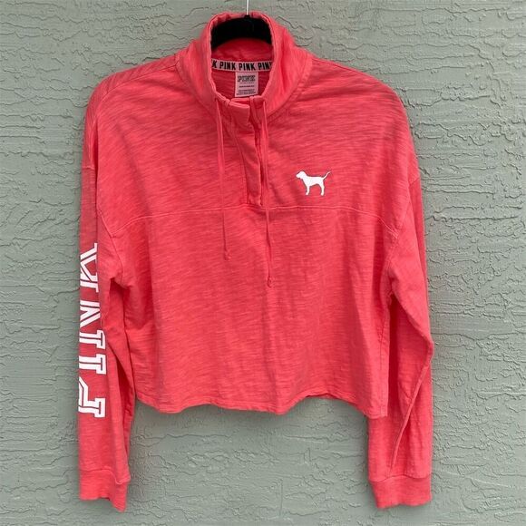 Victoria's Secret PINK Women's XS Varsity Crew Pullover Sweatshirt - Picture 3 of 9